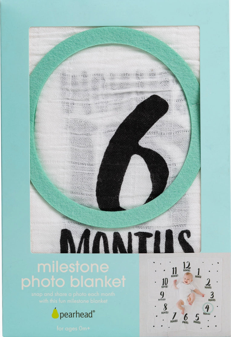 Watch Me Grow Milestone Blanket