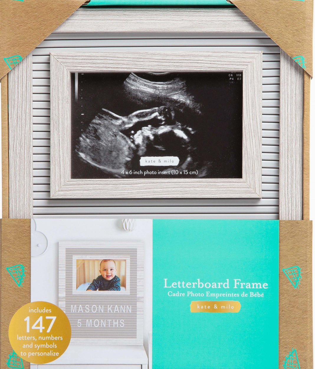 Rustic Sonogram Letterboard