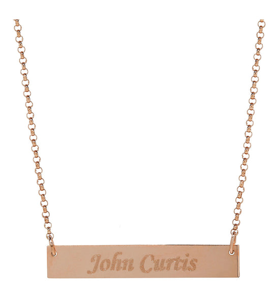 Heartbeat Bar Necklace