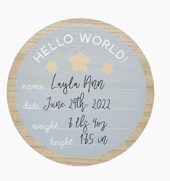 Hello World Photo Prop with Included Marker