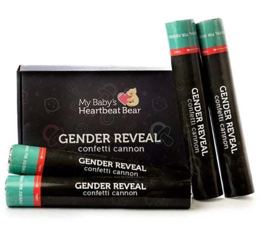 Gender Reveal 12” Powder/Confetti Cannon (Set of 2)