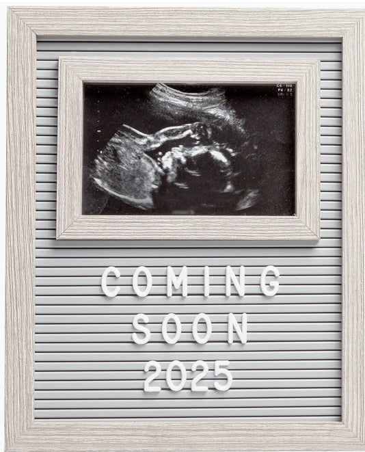 Rustic Sonogram Letterboard