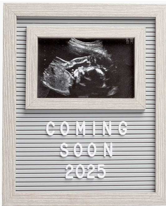 Rustic Sonogram Letterboard