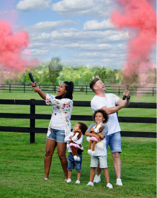 Gender Reveal 12” Powder/Confetti Cannon (Set of 2)