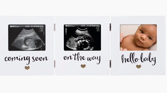 Triple Sonogram Keepsake Gift