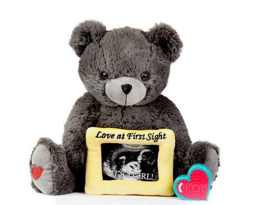 Gray Love Bear