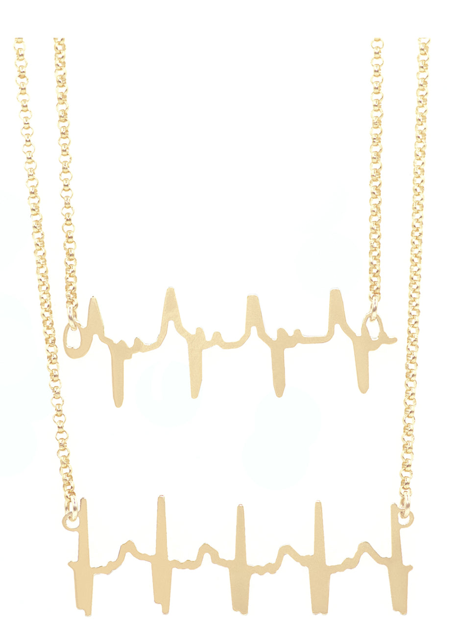 Original Double Heartbeat Necklace