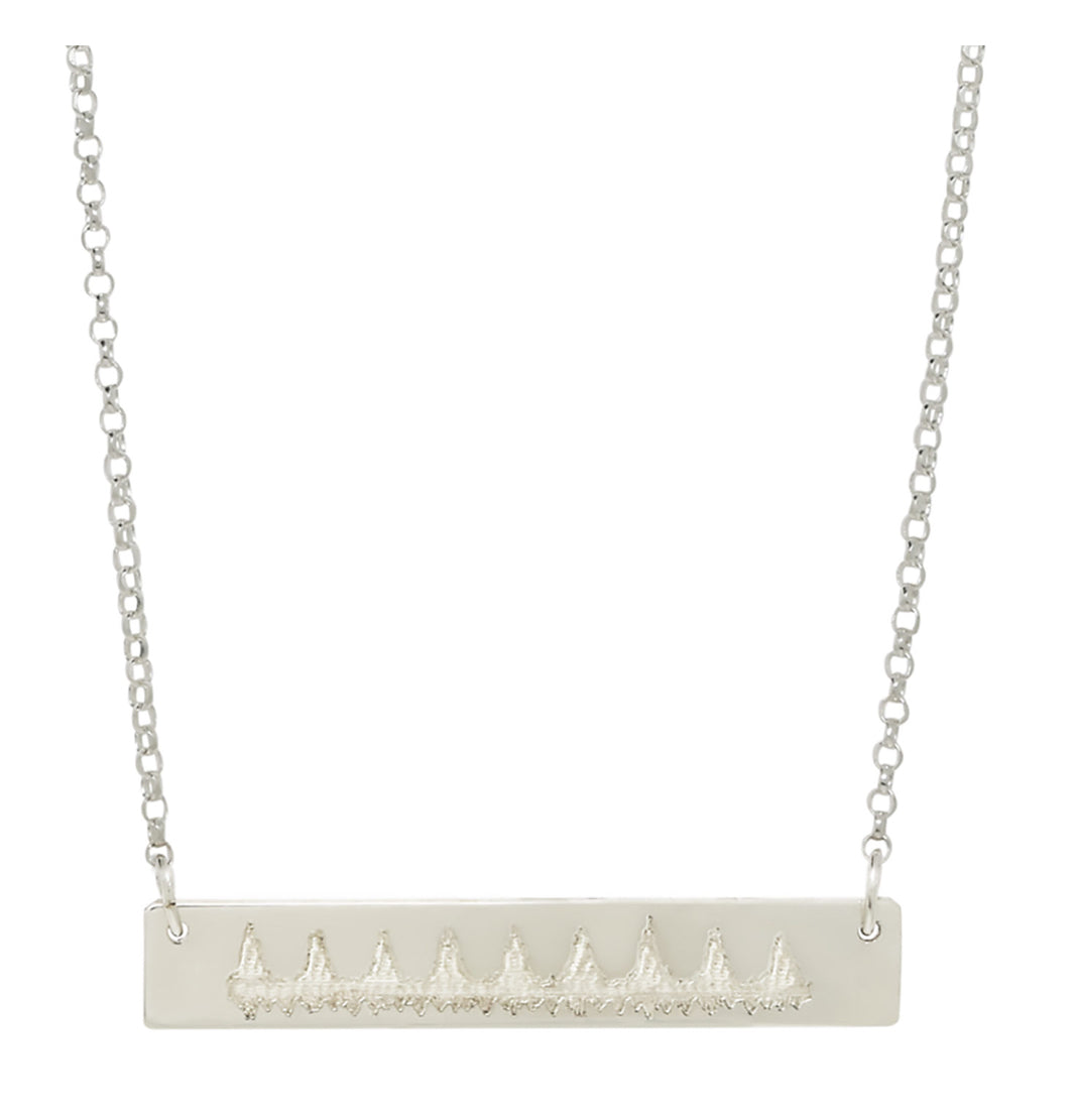 Heartbeat Bar Necklace