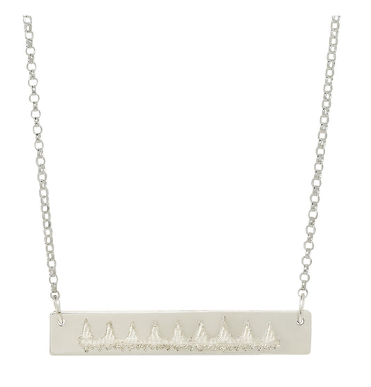 Heartbeat Bar Necklace