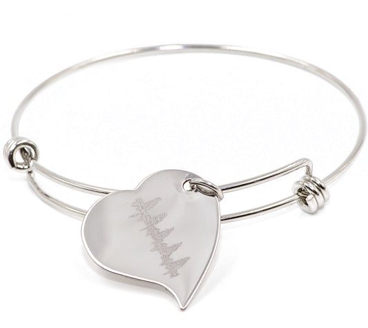 Heartbeat Charm Bracelet