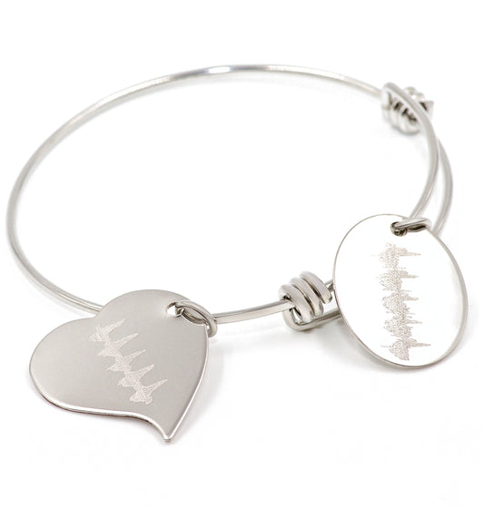 Heartbeat Charm Bracelet