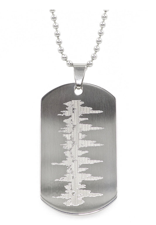 Heartbeat Dog Tag