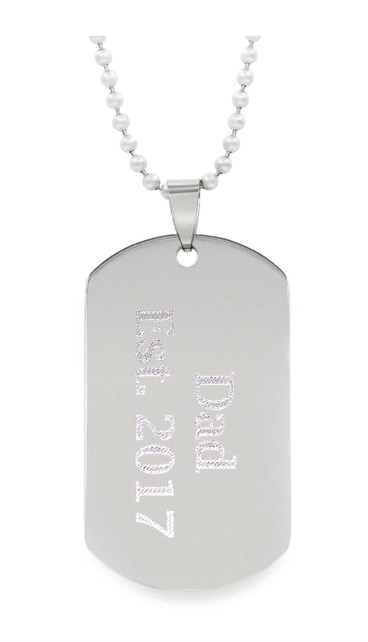 Heartbeat Dog Tag