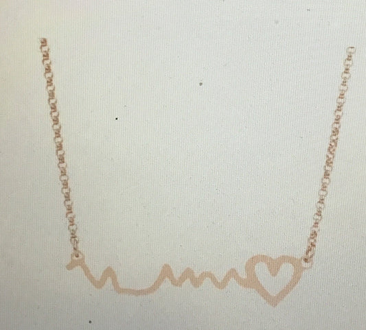 Original Cherished Heartbeat Necklace